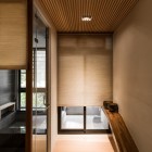 Home Interior Wood Remarkable Home Interior Design Including Wood Panel Entryway With Combination Of Glass Bay Windows And White Painted Wall Design Architecture Charming Modern Japanese House With Luminous Wooden Structure