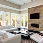 Home Living Designed Sensational Home Living Room Interior Designed With Many Windows To Enlighten White L Shaped Sofa Sectionals Dream Homes Fancy Modern Sectional Sofas Creates Elegant Living Spaces And Nuance