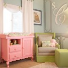 Laila Ali Design Sensational Laila Ali Nursery Room Design Interior Used Green And Pink Furniture Color Decor In Traditional Style For Inspiration Kids Room Colorful Baby Room With Essential Furniture And Decorations