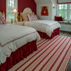 Traditional Bedroom Used Sensational Traditional Bedroom Design Interior Used Twin Red Bedroom Ideas With Nook Furniture For Home Inspiration Bedroom 30 Romantic Red Bedroom Design For A Comfortable Appearances