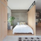 Bedroom With And Simple Bedroom With White Bed And Amazing Flooring Stand Lamp Apartments Beautiful And Compact Modern Home With Lovely Wooden Elements