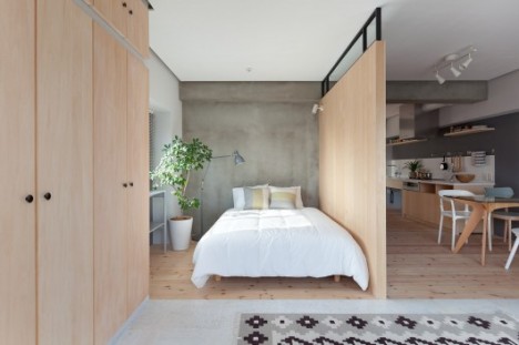 Bedroom With And Simple Bedroom With White Bed And Amazing Flooring Stand Lamp Apartments  Beautiful And Compact Modern Home With Lovely Wooden Elements