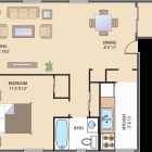 Layout Of Floor Simple Layout Of One Apartment Floor Plans Including Bathroom Kitchen Dining Room Bedroom And Living Room Plans Bedroom 12 Stylish One Bedroom Apartment Floor Plans In Pretty White Theme