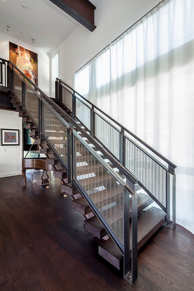 Park City Group Simple Park City Residence Jaffa Group Indoor Staircase Idea Involving Metal And Wood Covering The Stairs Dream Homes  Captivating Home Design With Grey Exterior Surrounded By Green Lawn