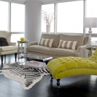 Sectional Sofa At Small Sectional Sofa With Chaise At Modern Apartment Living Room With Green Lazy Boy Chair Also Zebra Carpet Decoration Fascinating Sectional Sofa With Chaise For Comfortable Living Furniture