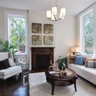 Living Room The Soft Living Room View With The Fireplace Mantel Beside The Sofas Facing The Wooden Table Decor Fireplace 20 Impressive Fireplace Mantel For Stunning Living Room Designs