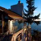 Lake Views House Spacious Lake Views Over Seaside House With Natural Scene Beautified With Height Christmas Trees Outside Seaside House Dream Homes Beautiful Seaside Home With Classic And Vintage Decorations