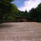 Large Park Many Spacious Large Park Available With Many Green Trees Located Behind The Japanese Rural Homes By Kidosaki Architects Architecture Beautiful Modern Japanese Home Covered By Glass And Wooden Walls