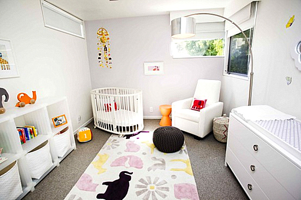 Project Nursery With Spacious Project Nursery Design Interior With White Furniture In Modern Decoration For Home Inspiration To Your House Kids Room Colorful Baby Room With Essential Furniture And Decorations