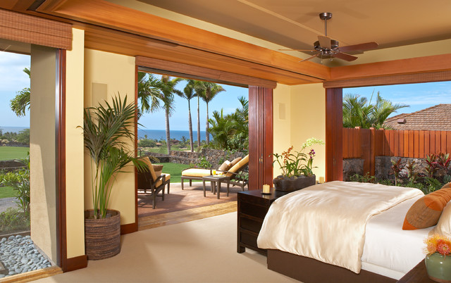 Tropical Bedroom Wooden Spacious Tropical Bedroom Ideas With Wooden Furniture And Minimalist Interior For Home Inspiration To Your House Bedroom  20 Warm And Cozy Bedrooms Ideas With Beautiful Color Decorations