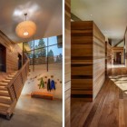 Wooden Made Flooring Staircase Wooden Made With Enchanting Wooden Flooring Hallway Architecture Warm Modern Mountain Home With Beautiful Interior Decorations (+10 New Images)