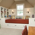 Traditional Kids Used Striking Traditional Kids Bedroom Ideas Used White Bed Storage Furniture And Brown Wall Color Design Ideas Inspiration Bedroom 20 Warm And Cozy Bedrooms Ideas With Beautiful Color Decorations