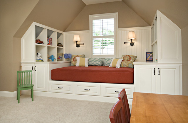 Traditional Kids Used Striking Traditional Kids Bedroom Ideas Used White Bed Storage Furniture And Brown Wall Color Design Ideas Inspiration Bedroom  20 Warm And Cozy Bedrooms Ideas With Beautiful Color Decorations