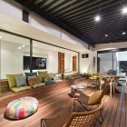 Closed Terrace Casa Stunning Closed Terrace Design At Casa ATT By Dionne Arquitectos Applied Hardwood Floor And Rattan Chairs Dream Homes Elegant Beautiful Home With Modern Living Spaces (+12 New Images)