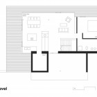 First Level Design Stunning First Level Section Planning Design Of Wohnhaus Am Walensee Residence With Wall Made From Wooden Material And Big Size Of Bed Room Architecture Beautiful Rectangular Lake Home With Wood And Concrete Elements