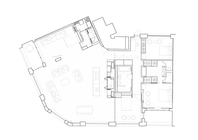 House Floor Warner Stunning House Floor Plan Of Warner House Architecture Shown Open Floor Living And Dining Room Also Kitchen Dream Homes  Chic And Elegant Contemporary House With Exposed Concrete Beams