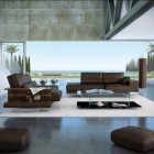 Living Room Dark Stunning Living Room Design With Dark Brown Colored Rolf Benz Sofa And White Colored Rug Carpet On The Floor Decoration Majestic Rolf Benz Sofa For Every Style Of Luxury Room Interior