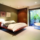 Modern Bedroom Outside Stunning Modern Bedroom With Beautiful Outside Panorama In The Sublime Richmond House Provide Total Comfort Inside The Bedroom Architecture Charming Minimalist Home With Small Garden And Modern Furniture