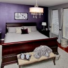 Purple Bedroom Traditional Stunning Purple Bedroom Ideas In Luminous Traditional Bedroom With Grey Bed Linen Several Grey Pillows And Dark Purple Colored Wall Bedroom 26 Bewitching Purple Bedroom Design For Comfort Decoration Ideas