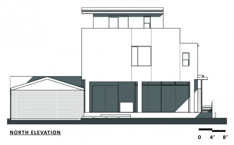 Shift Top From Stunning Shift Top House Plans From North Elevation With Many Door On The Front Yard Completed With Simple Garage Dream Homes  Contemporary Three-Level Home With Stylish And Dramatic Grey Furniture