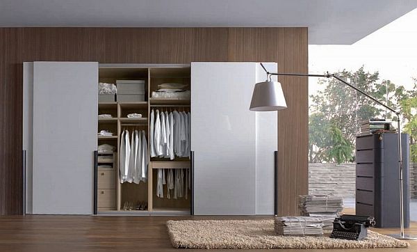 Modern Sliding With Stylish Modern Sliding Door Wardrobe With Nice Color That Ceiling Lamp Above The Type Unit Feat Fur Rug Interior Design Beautiful House With White Decor And Sliding Door Wardrobes