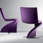 Shaped Chair Bright Stylish Shaped Chair With Innovative Bright Purple Color Designed By Stefan Heiliger Also Seductive Modern Look Furniture Unique And Modern Chair Furniture For Home Interior Decoration