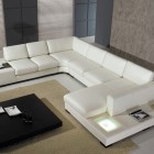 Modern Living With Terrific Modern Living Room Design With White Colored Sofa Sectional And White Floor Made From Concrete Dream Homes Enchanting Living Room Decorating With A Large Sectional Sofas