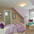 Purple Bedroom Transitional Terrific Purple Bedroom Ideas In Futuristic Transitional Kids Bedroom With White Bed Linen And Soft Purple Wall Color Bedroom 26 Bewitching Purple Bedroom Design For Comfort Decoration Ideas