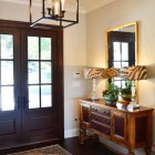 Entrance Design Wooden Traditional Entrance Design Ideas With Wooden And Glass Material Facing The Candles Light That Above The Antique Lamp Shades Decoration 20 Pretty Antique Lampshades For Beautiful Interior Decorations (+20 New Images)