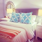 Bedroom Ideas Adults Transitional Bedroom Ideas For Young Adults With Chic Pillows Striped Carpet Purple Tufted Bed Headboard Compact White Bedside Tables Bedroom 27 Enchanting And Awesome Bedroom Ideas For Young Adults