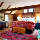 Farmhouse Bedroom With Unique Farmhouse Bedroom Design Interior With Red Bedroom Ideas In Traditional Furniture Used Wooden Material For Home Inspiration Bedroom 30 Romantic Red Bedroom Design For A Comfortable Appearances