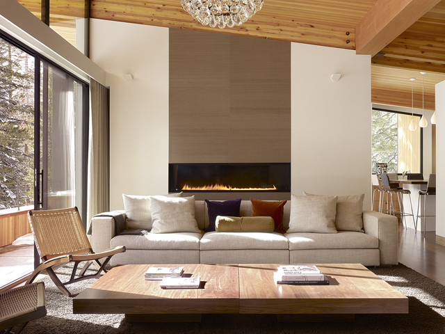 View By Living Warm View By The Mid Century Living Room With Italian Sofas Facing Wooden Table And Chairs Also  Trendy Italian Sofas For Chic Living Room Furniture And Ornaments
