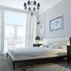 Cream Theme For White Cream Theme Bedroom Design For Adults With Classic Bed Decoration Style And Lovely Chandelier Accent Bedroom 27 Enchanting And Awesome Bedroom Ideas For Young Adults (+27 New Images)