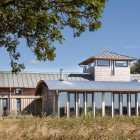 And Rustic The Wild And Rustic Vegetation Surrounded The Allies Farmhouse View From Outside That Applied Floor To Ceiling Window Dream Homes Stunning Rustic Contemporary Home With Bright Interior Accents