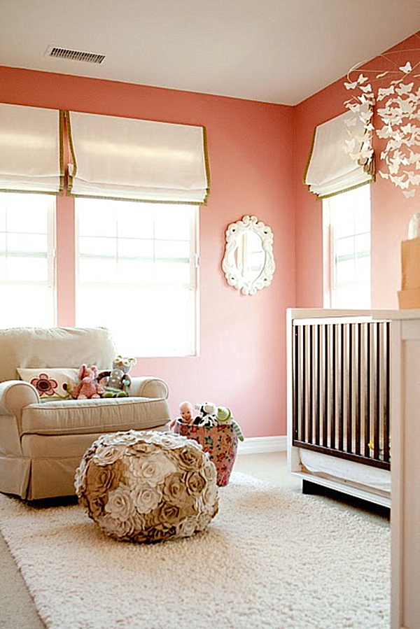 Nursery By Design Wonderful Nursery By Nicole Davis Design With Small Interior And Minimalist Furniture With Peach Wall Color And Traditional Design Ideas Architecture Colorful Baby Room With Essential Furniture And Decorations
