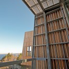 Panoramic View The Wonderful Panoramic View Seen From The Two Hulls House Terrace With Wide Pergola And Wooden Floor Dream Homes Stunning Cantilevered Home With Earthy Tones Of Minimalist Interior Designs