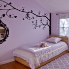 Purple Bedroom Transitional Wonderful Purple Bedroom Ideas In Chic Transitional Kids Bedroom With Soft Purple Colored Wall Paint And Purple Colored Rug Carpet Bedroom 26 Bewitching Purple Bedroom Design For Comfort Decoration Ideas