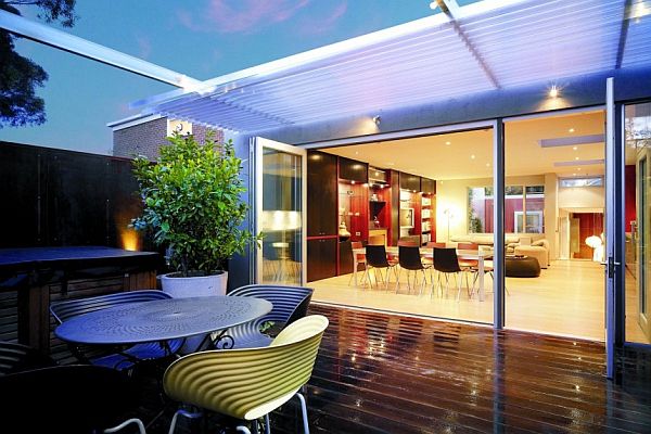 Terrace With Of Wonderful Terrace With Green Nuance Of Sublime Richmond House Look Very Natural And Make The Owner Feel More Comfort Architecture Charming Minimalist Home With Small Garden And Modern Furniture