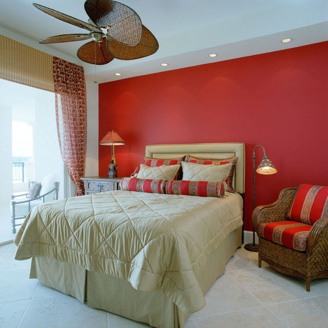Tropical Bedroom Decorated Wonderful Tropical Bedroom Design Interior Decorated With Red Bedroom Ideas With Small Wooden Upholstered Chair Furniture Bedroom 30 Romantic Red Bedroom Design For A Comfortable Appearances