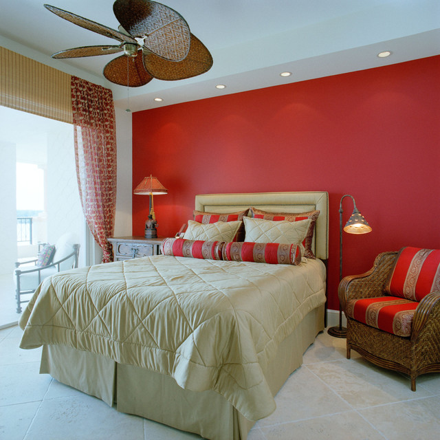 Tropical Bedroom Decorated Wonderful Tropical Bedroom Design Interior Decorated With Red Bedroom Ideas With Small Wooden Upholstered Chair Furniture Architecture 30 Romantic Red Bedroom Design For A Comfortable Appearances