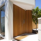 Garage Door Point Wooden Garage Door Of Fascinating Point Piper House Presenting Brown Color Scheme In The Front Yard Dream Homes Marvelous Modern Home With Stunning Exterior And Swimming Pools