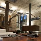 Corallo House Arquitectura Amazing Corallo House By Paz Arquitectura Family Room Interior Furnished With White Sectional Sofa And Coffee Table Architecture Natural Concrete Home With Wooden Floor And Glass Skylight