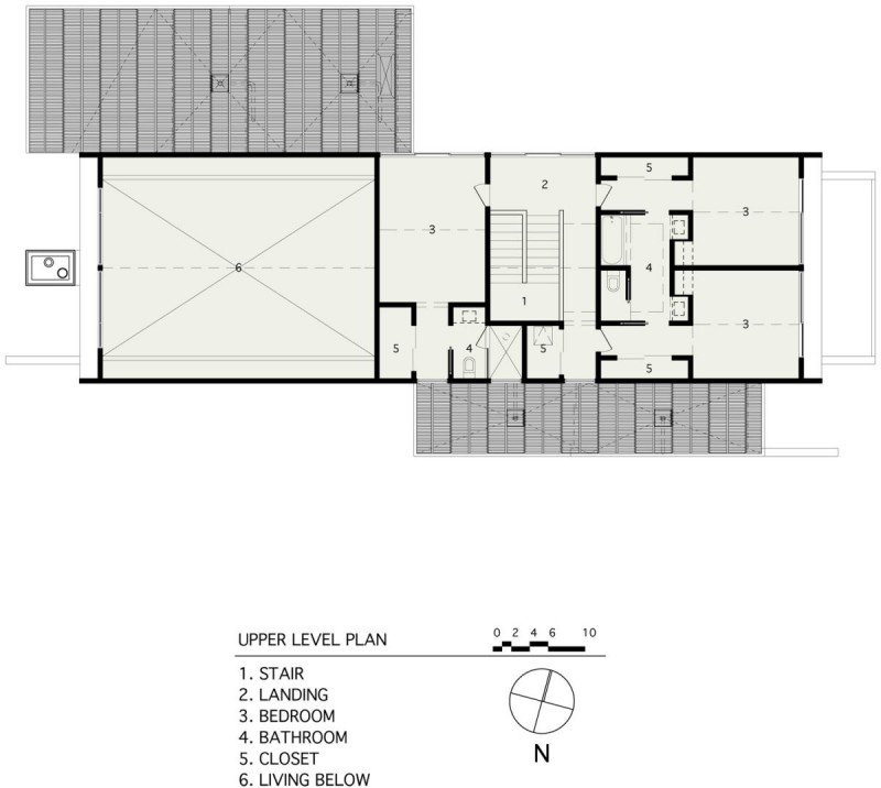 Upper Level For Brilliant Upper Level Design Plan For The Qual Hill House With Staircase And Bedroom Near The Bathroom Architecture Striking And Creative Modern Home With Personal Art Galleries