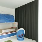 Kids Room K Charming Kids Room In House K Chic Cabin Bed Small Glove Chair Blue Tent Bed Cute Carpet On Laminate Floor Dream Homes Stunning Contemporary House With Bright Black And White Colors