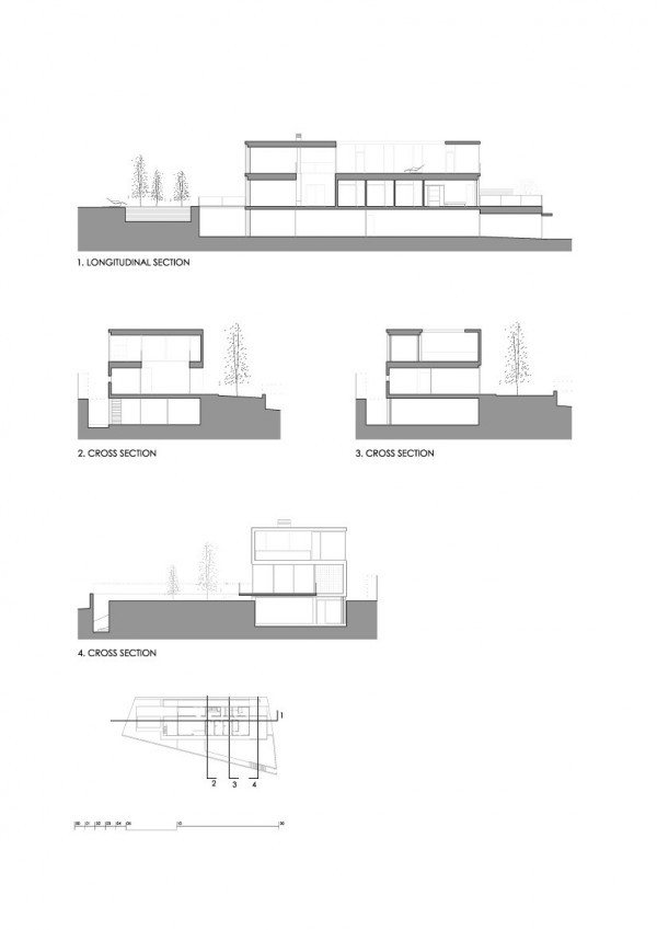 Cs House Used Creative CS House Architect Plan Used Modern Decoration With Small Home Shaped And Flat Roof Design Ideas Architecture Elegant Modern Cube House With Sensational Glazed Facade Decoration