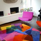 Connected Mats Colorful Fabulous Connected Mats Mixed With Colorful Options To Transform Into Incredible Living Room Floor Rug With Chairs Decoration Spectacular Home Interior Design With Vibrant Rug And Patterns