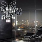 Ultra Modern Interior Lavish Ultra Modern Chandelier Design Interior With Black Color And Crystal Material For Home Inspiration To Your House Furniture Extraordinary Contemporary Chandelier For Your Living And Dining Room