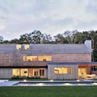 Architecture Of Hill Long Architecture Of The Qual Hill House With Wooden Wall And Brown Roof Near Long Blue Pool Architecture Striking And Creative Modern Home With Personal Art Galleries