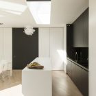 Pendant Light Kitchen Splendid Pendant Light Innovative White Kitchen Island Wood Floor Black Kitchen Cabinet Stylish White Dining Set Dream Homes Stunning Contemporary House With Bright Black And White Colors