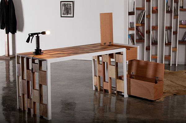 Recycled Wooden Idea Uncommon Recycled Wooden Study Desk Idea Displaying Irregular Tile Detail On Both Sides Of The Desk Legs Fireplace Sophisticated Recycled Wooden Furniture For Preserving The Environment